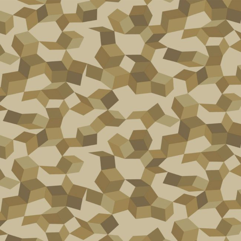 Ingot Wallpaper - Metallic Golds on Sand - 107/5023