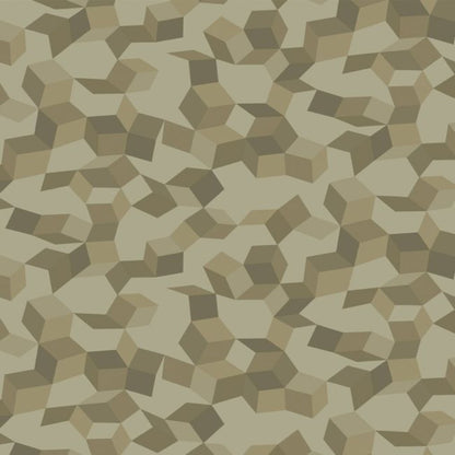 Ingot Wallpaper - Metallic Gilvers on Soft Olive - 107/5024
