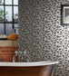 Ingot Wallpaper - Metallic Gilvers on Taupe - 107/5025