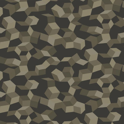Ingot Wallpaper - Metallic Silvers on Charcoal - 107/5026