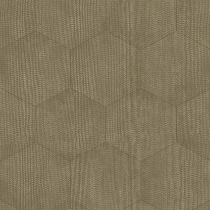 Mineral Wallpaper - Metallic Gilver on Dark Taupe - 107/6028