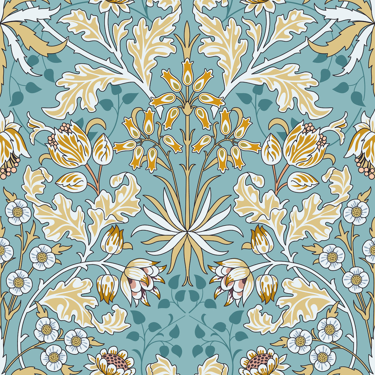 1081 - Woodland Wallpaper - Woodland Sky by Morris Collections