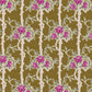 1086 - Forest Rose Wallpaper - Brown Green by Morris Collections