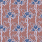 1087 - Forest Rose Wallpaper - Pink Blue by Morris Collections