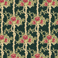 1088 - Forest Rose Wallpaper - Black Red by Morris Collections