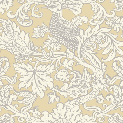 Balabina Wallpaper - White on Yellow - 108/1001