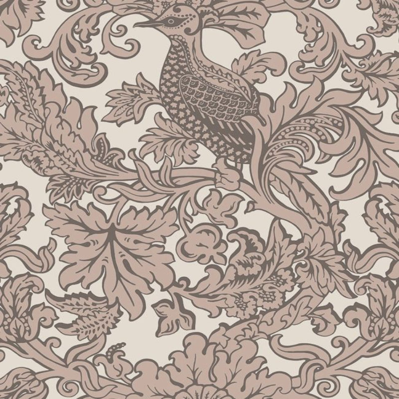 Balabina Wallpaper - Metallic Gilver on Linen - 108/1003