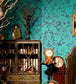 Balabina Wallpaper - Teal on Midnight - 108/1005