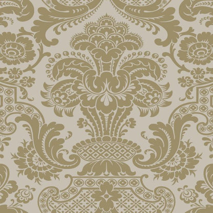 Carmen Wallpaper - Metallic Gilver on Linen - 108/2008