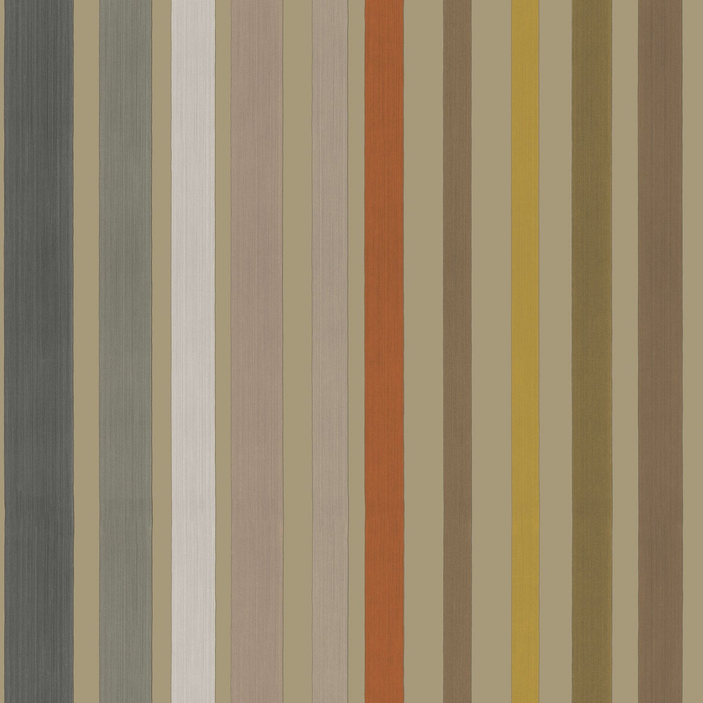 Carousel Stripe Mariinsky Wallpaper - Linen & Multi - 108/6030