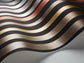 Carousel Stripe Mariinsky Wallpaper - Black & Multi - 108/6031