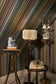 Carousel Stripe Mariinsky Wallpaper - Black & Multi - 108/6031