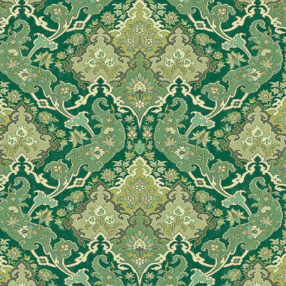 Pushkin Wallpaper - Green Multi - 108/8041