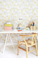 Alice Pink/yellow Wallpaper - Majvillan
