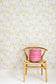 Alice Pink/yellow Wallpaper - Majvillan