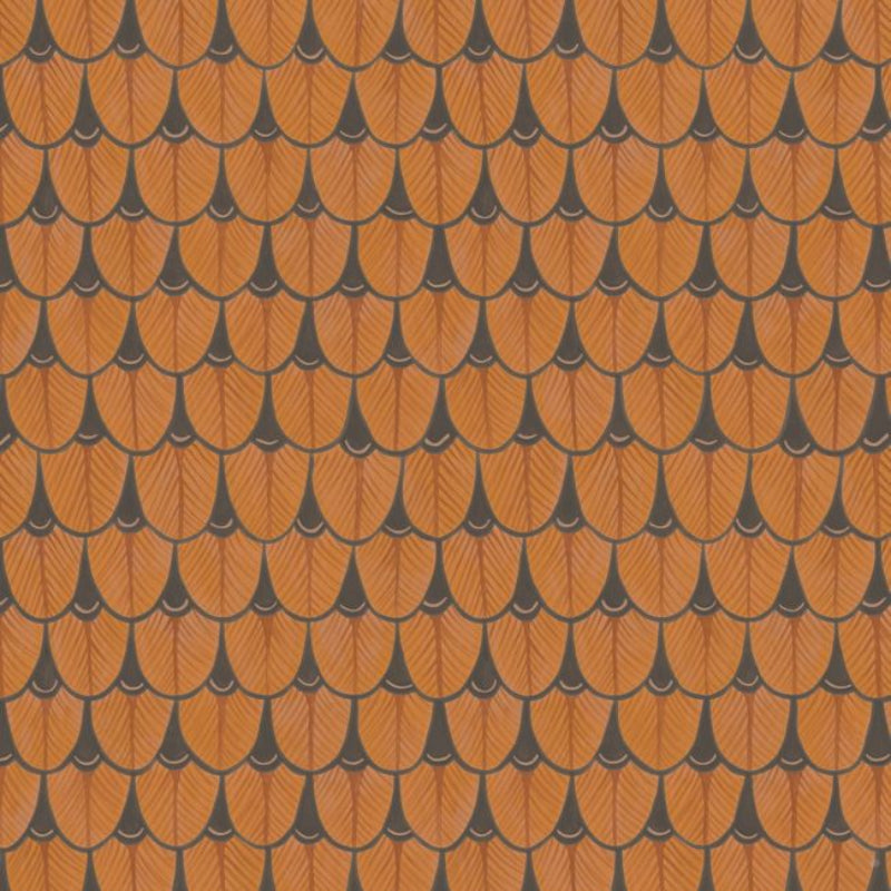 Narina Wallpaper - Burnt Orange - 109/10050