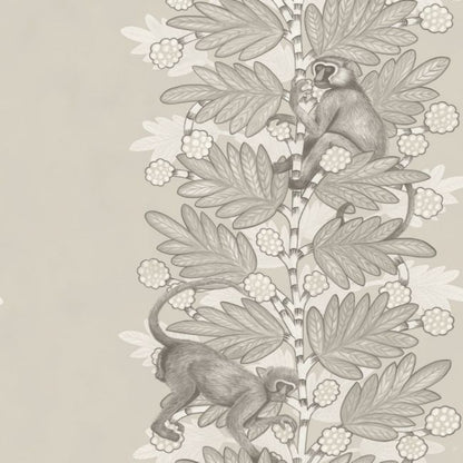 Acacia Wallpaper - Taupe & White on Stone - 109/11054