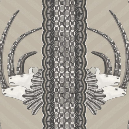 Jabu Wallpaper - Soot on Taupe - 109/3013