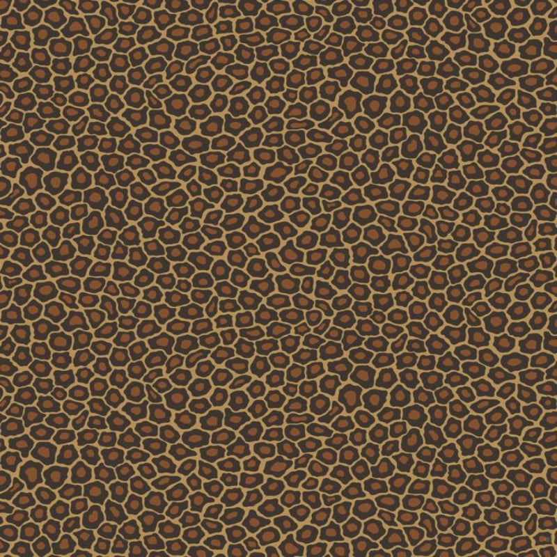 Senzo Spot Wallpaper - Charcoal & Ginger - 109/6028