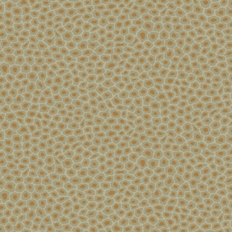 Senzo Spot Wallpaper - Old Olive & Metallic Bronze - 109/6029