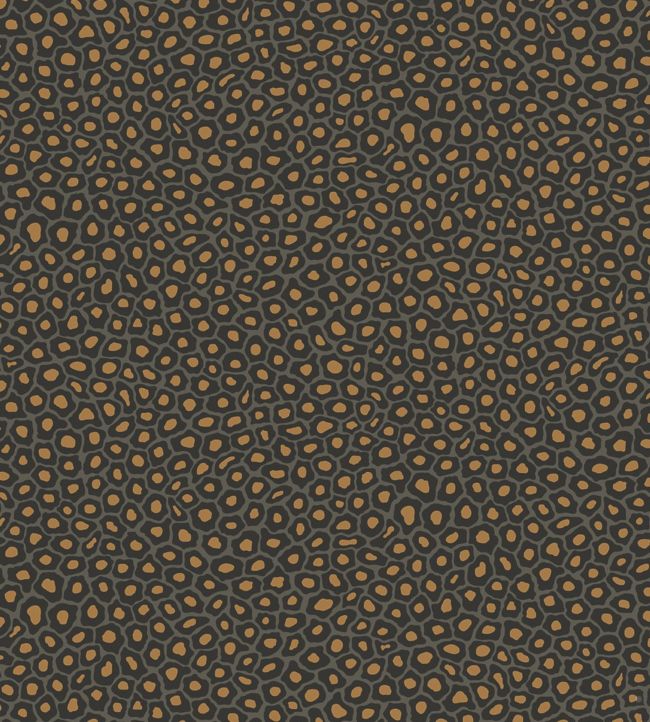 Senzo Spot Wallpaper - Charcoal & Metallic Gold - 109/6032