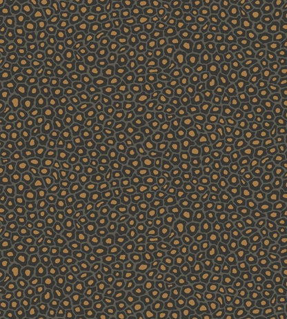 Senzo Spot Wallpaper - Charcoal & Metallic Gold - 109/6032