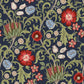 1100 - Summer Field Wallpaper - Field Midnight Black by Morris Collections