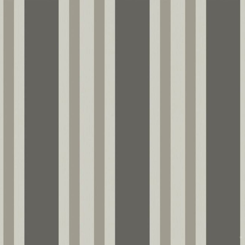 Polo Stripe Wallpaper - Soot & Parchment - 110/1001