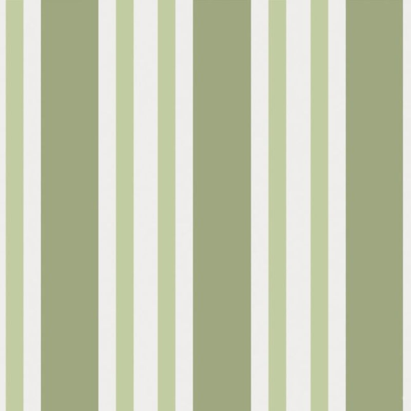 Polo Stripe Wallpaper - Olive Green - 110/1003