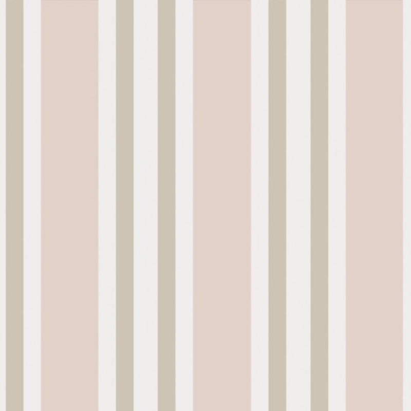 Polo Stripe Wallpaper - Ballet Slipper - 110/1004