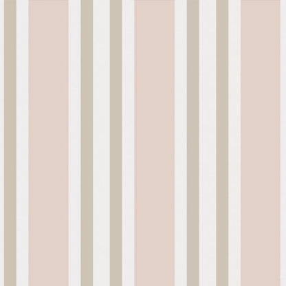 Polo Stripe Wallpaper - Ballet Slipper - 110/1004