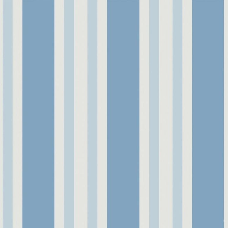 Polo Stripe Wallpaper - Hyacinth Blue & Cerulean - 110/1006