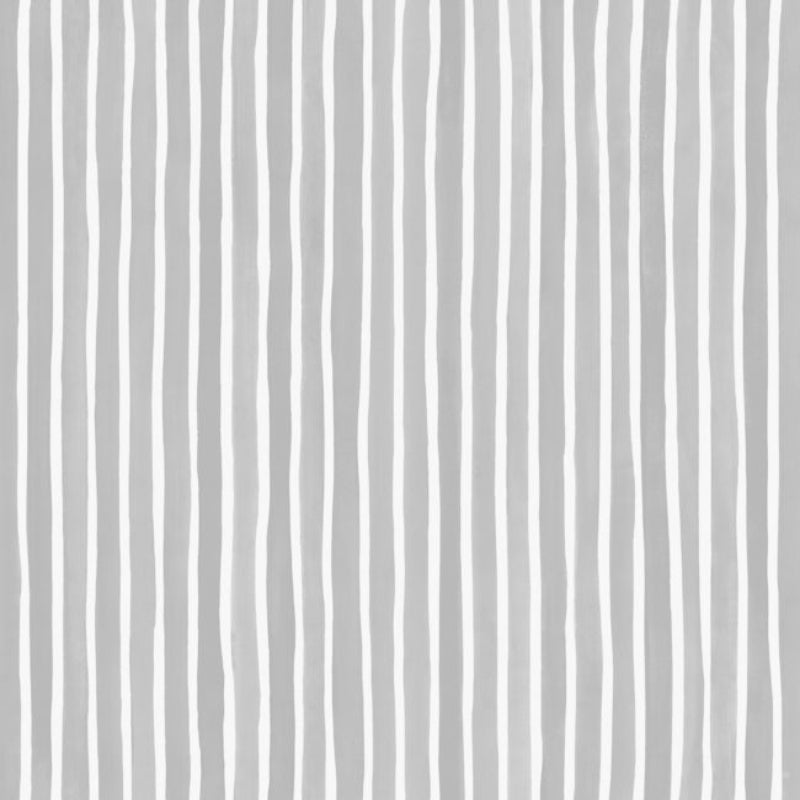 Croquet Stripe Wallpaper - Soft Grey - 110/5028
