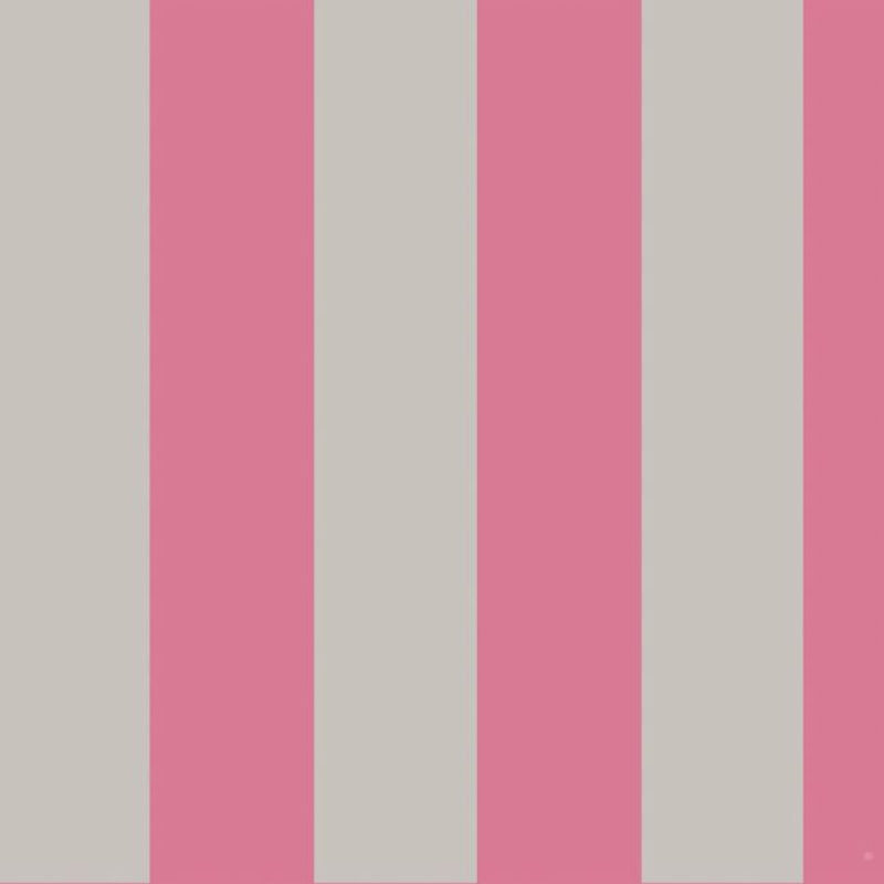 Glastonbury Stripe Wallpaper - Fuchsia & Linen - 110/6031