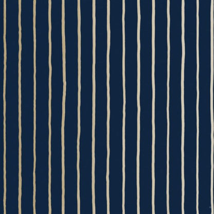 College Stripe Wallpaper - Ink - 110/7037