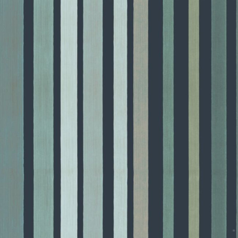 Carousel Stripe Wallpaper - Frosty Green - 110/9041