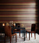 Carousel Stripe Wallpaper - Ginger on Soot - 110/9044