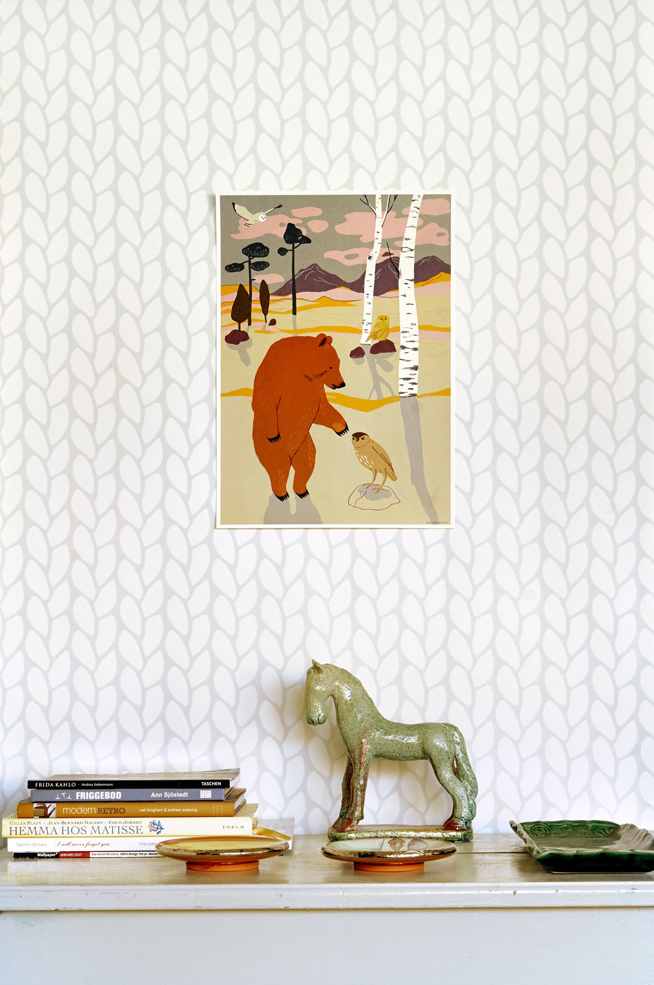 Leya Grey Wallpaper - Majvillan