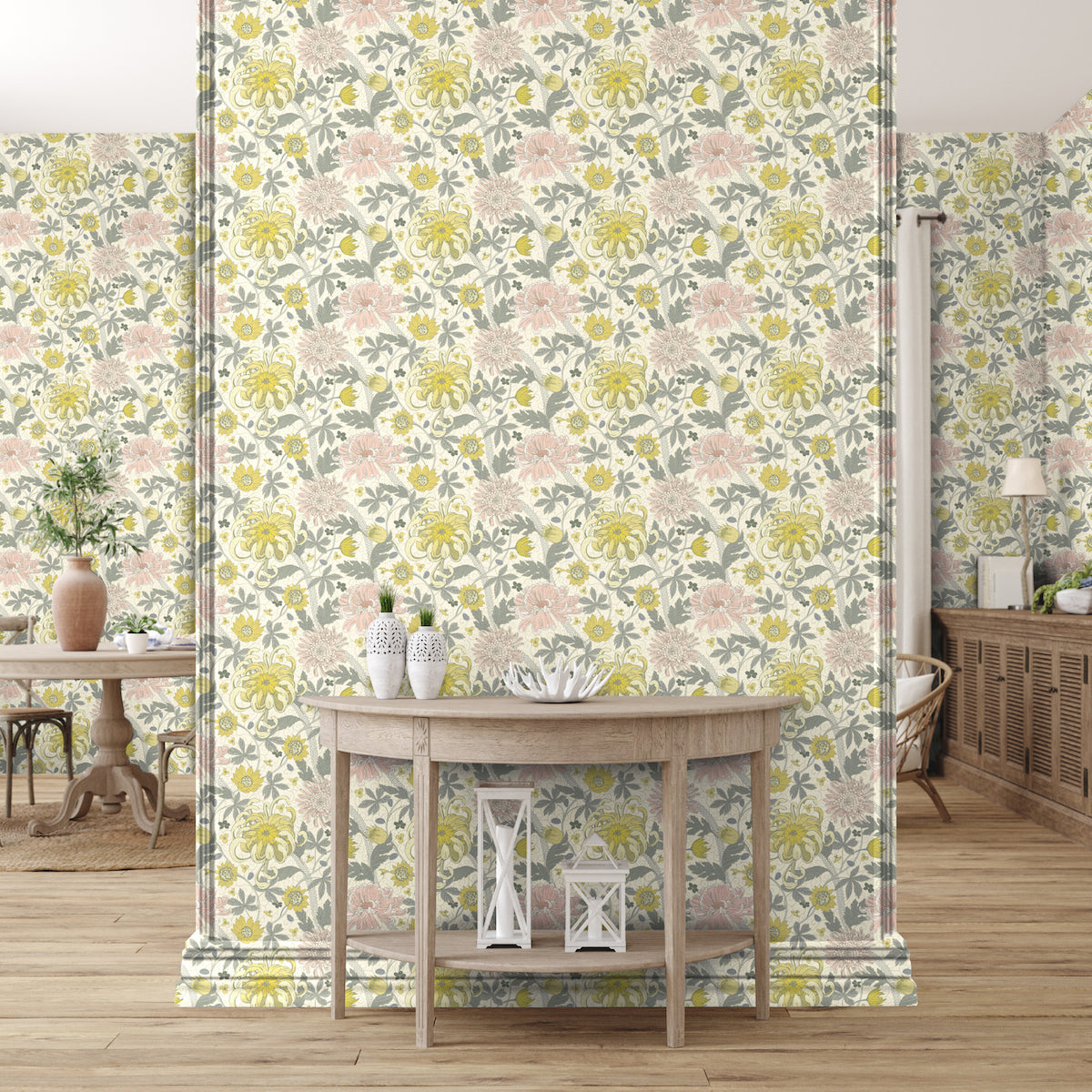 1114 - Kelmscott Wallpaper - Parchment Cream by Morris Collections