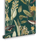 111719 - Glasshouse Wallpaper - Green - Graham & Brown