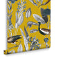 111720 - Glasshouse Wallpaper - Mustard - Graham & Brown