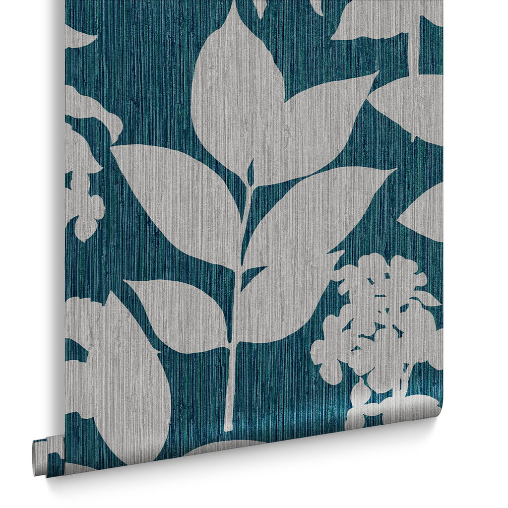 111723 - Aspen Wallpaper - Teal - Graham & Brown