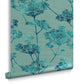 112204 - Hortus Wallpaper - Teal - Graham & Brown