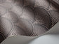Feather Fan Icons Wallpaper - Charcoal & Metallic Bronze - 112/10033