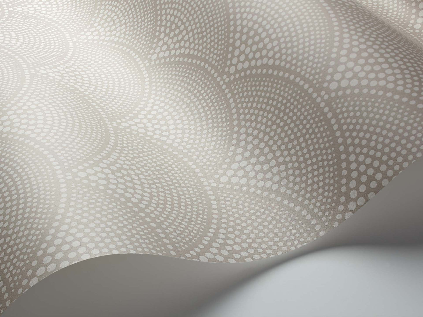 Feather Fan Icons Wallpaper - Taupe - 112/10034