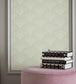 Feather Fan Icons Wallpaper - Taupe - 112/10034