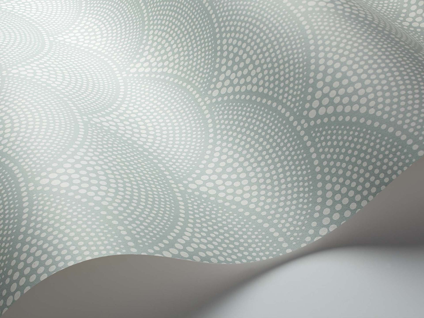 Feather Fan Icons Wallpaper - Print Room Blue - 112/10036