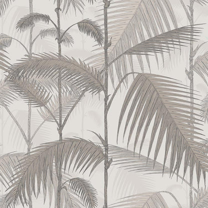 Palm Jungle Icons Wallpaper - Charcoal & Metallic Bronze - 112/1004