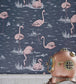 Flamingos Icons Wallpaper - Plaster Pink - 112/11039