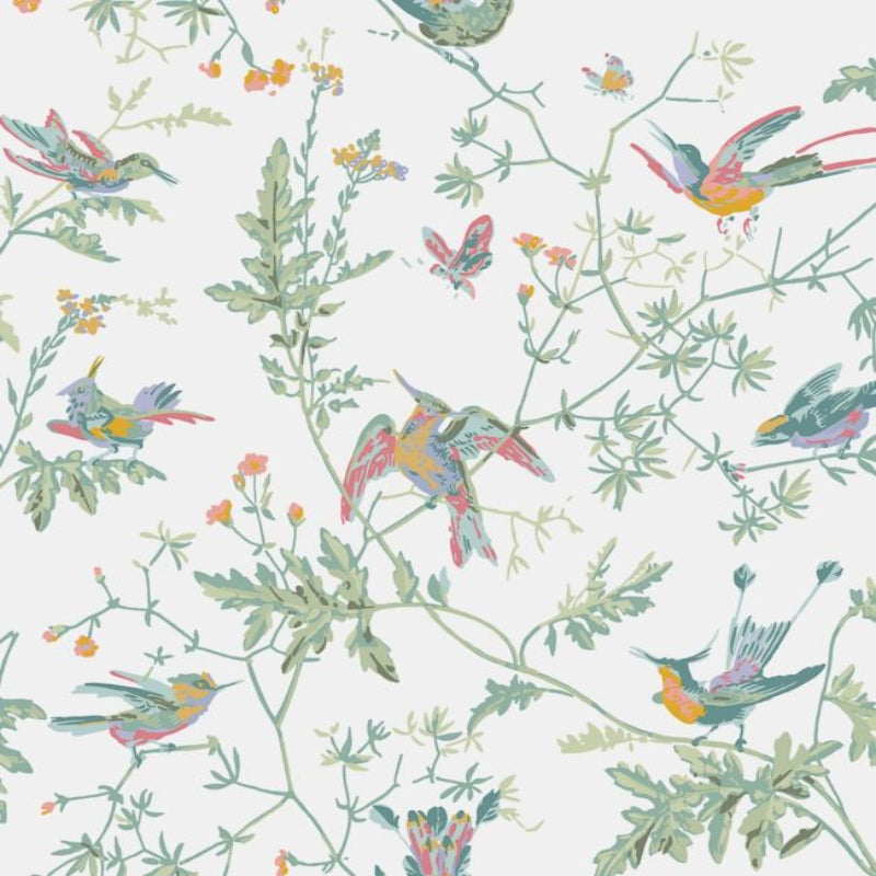 Hummingbirds Wallpaper - Pastel - 112/4016